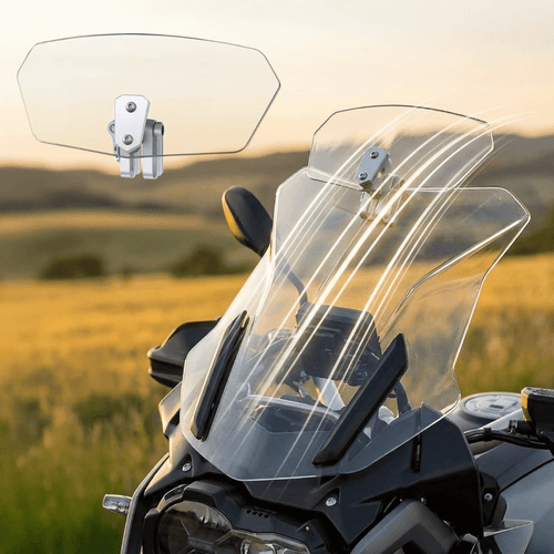 CRB Windschild-Deflektor am Motorrad