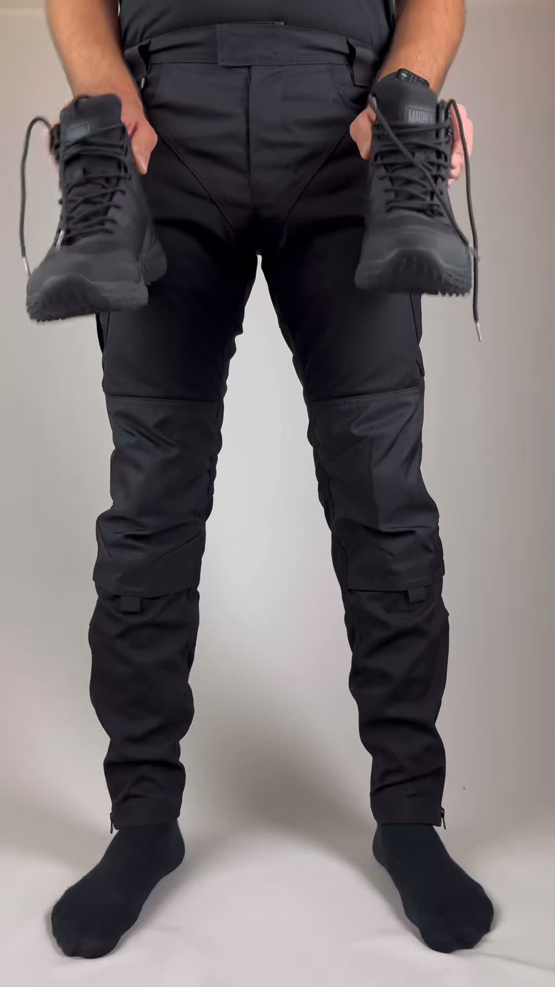 Test de stretch du pantalon de protection CRB